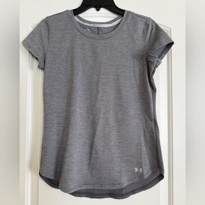 Under Armour HeatGear Fitted Tee in Gray